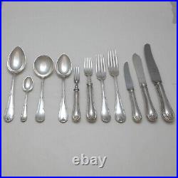 LOUIS XVI Design MAPPIN & WEBB Silver Service 84 Piece Canteen of Cutlery