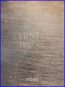 LUNT Silver Plate 5 Piece Set Coffee Pot, Tea Pot, Creamer, 2 Sugars 100-E