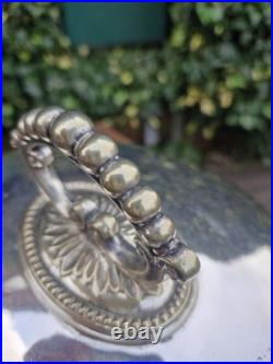 Large Silver Plated Antique Food Cloche