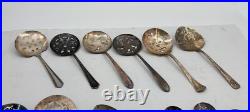 Lot of 12 Assorted Used Silverplate Tomato & Bon Bon Servers Lot#302
