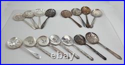 Lot of 15 Assorted Used Silverplate Tomato Servers Lot#169