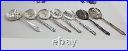 Lot of 15 Assorted Used Silverplate Tomato Servers Lot#169