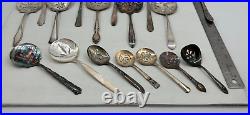 Lot of 17 Assorted Used Silverplate Tomato & Bon Bon Servers Lot#184