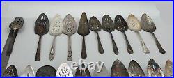 Lot of 20 Assorted Used Silverplate Pie Servers Lot#155