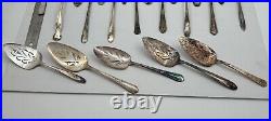 Lot of 21 Assorted Used Silverplate Pie Servers Lot#219