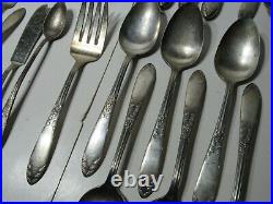 Lot of 69 Piece Vintage King Edward National Silver Plate Demitasse Flatware Set