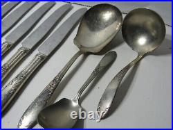 Lot of 69 Piece Vintage King Edward National Silver Plate Demitasse Flatware Set