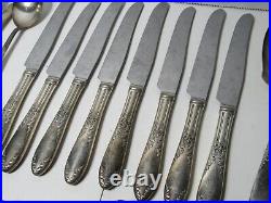 Lot of 69 Piece Vintage King Edward National Silver Plate Demitasse Flatware Set