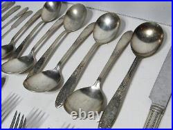 Lot of 69 Piece Vintage King Edward National Silver Plate Demitasse Flatware Set