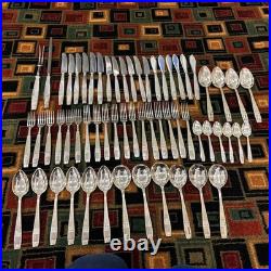 Lovely Quality Elkington Westminster 60 Piece Silver Plated Cutlery Plus Spares