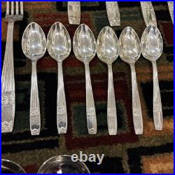 Lovely Quality Elkington Westminster 60 Piece Silver Plated Cutlery Plus Spares