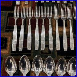 Lovely Quality Elkington Westminster 60 Piece Silver Plated Cutlery Plus Spares