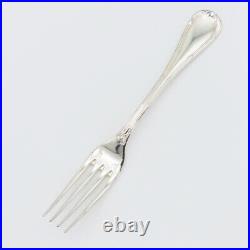 M02-k001 Beautiful Christofle Rubans Silver Plate 5-piece Fork Set