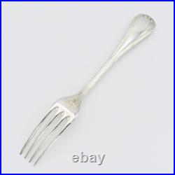 M02-k001 Beautiful Christofle Rubans Silver Plate 5-piece Fork Set
