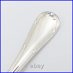 M02-k001 Beautiful Christofle Rubans Silver Plate 5-piece Fork Set