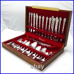 MANSION HOUSE By Oneida Community Silver Service 86 Piece Canteen of Cutlery Set
