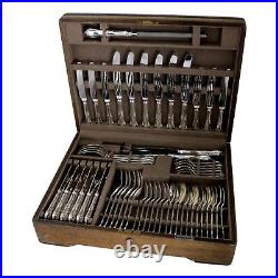 MAPPIN & WEBB Cutlery CHESTERFIELD Pattern 59 Pieces Canteen for 6