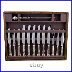 MAPPIN & WEBB Cutlery CHESTERFIELD Pattern 61 Piece Canteen for 6