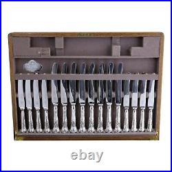 MAPPIN & WEBB Cutlery CHESTERFIELD Pattern 75 Pieces Canteen for 8