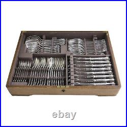 MAPPIN & WEBB Cutlery CHESTERFIELD Pattern 75 Pieces Canteen for 8