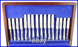 MAPPIN & WEBB Cutlery RATTAIL Pattern 60 Piece Canteen Set for 8 Persons