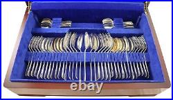 MAPPIN & WEBB Cutlery RATTAIL Pattern 60 Piece Canteen Set for 8 Persons