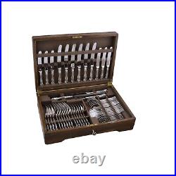 MAPPIN & WEBB Cutlery RUSSELL Pattern 49 Piece Canteen for 6