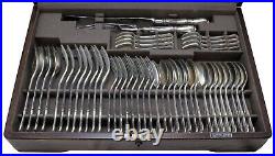 MAPPIN & WEBB Cutlery RUSSELL Pattern 63 Piece Canteen for 8