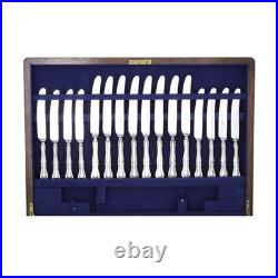 MAPPIN & WEBB Cutlery RUSSELL Pattern 76 Piece Canteen for 8