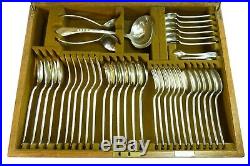 MAPPIN & WEBB Cutlery Vintage PEMBURY Pattern 50 Piece Canteen for 6