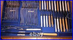 MAPPIN & WEBB D & J Wellby Ltd Vintage Silver Plated 88 Piece Canteen of Cutlery