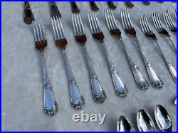 MAPPIN & WEBB Sheffield Silver Plate Cutlery 46 Pieces LA REGENCE