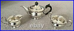 MAPPIN & WEBB'Triple Deposit Princes Plate' Silver Plated 3-piece Tea Set