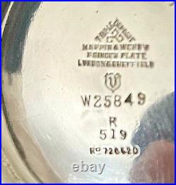 MAPPIN & WEBB'Triple Deposit Princes Plate' Silver Plated 3-piece Tea Set