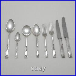 MARGARET ROSE Design REID & SONS LTD Silver Service 44 Piece Canteen of Cutlery
