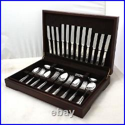 MARGARET ROSE Design REID & SONS LTD Silver Service 44 Piece Canteen of Cutlery