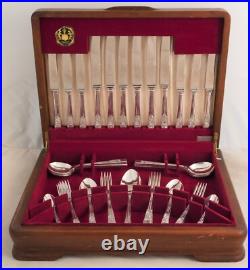 MAYFAIR Design ENSEE SHEFFIELD Silver Service 44 Piece Canteen of Cutlery Set