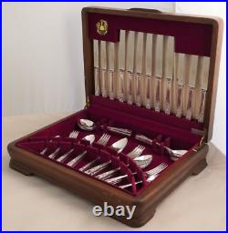 MAYFAIR Design ENSEE SHEFFIELD Silver Service 44 Piece Canteen of Cutlery Set