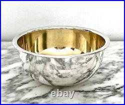 Magnificent Habis 4 Piece Caviar Silver & Gold Plate Large Service 12.5 Rare