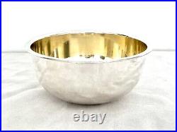 Magnificent Habis 4 Piece Caviar Silver & Gold Plate Large Service 12.5 Rare