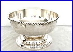 Magnificent Habis 4 Piece Caviar Silver & Gold Plate Large Service 12.5 Rare