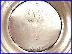 Magnificent Habis 4 Piece Caviar Silver & Gold Plate Large Service 12.5 Rare