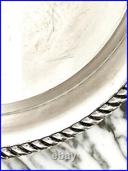 Magnificent Habis 4 Piece Caviar Silver & Gold Plate Large Service 12.5 Rare