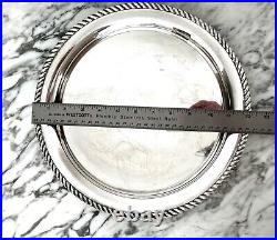 Magnificent Habis 4 Piece Caviar Silver & Gold Plate Large Service 12.5 Rare