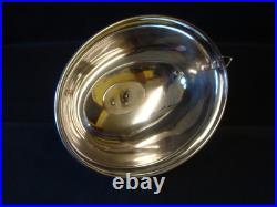 Mappin & Webb 10 Vintage Heavy Oval Silver Plated Plate Cover Meat Dome Cloche