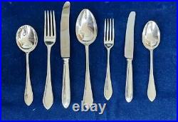 Mappin & Webb Fine Bead Pattern Silver Plated Set For 6, 38 Pieces