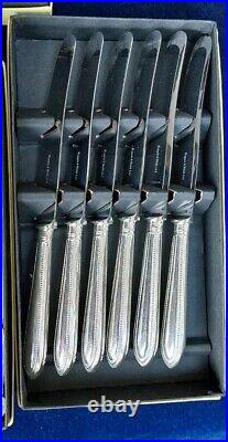 Mappin & Webb Fine Bead Pattern Silver Plated Set For 6, 38 Pieces