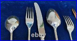 Mappin & Webb Fine Bead Pattern Silver Plated Set For 6, 38 Pieces
