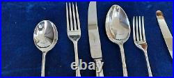 Mappin & Webb Fine Bead Pattern Silver Plated Set For 6, 38 Pieces