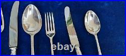 Mappin & Webb Fine Bead Pattern Silver Plated Set For 6, 38 Pieces